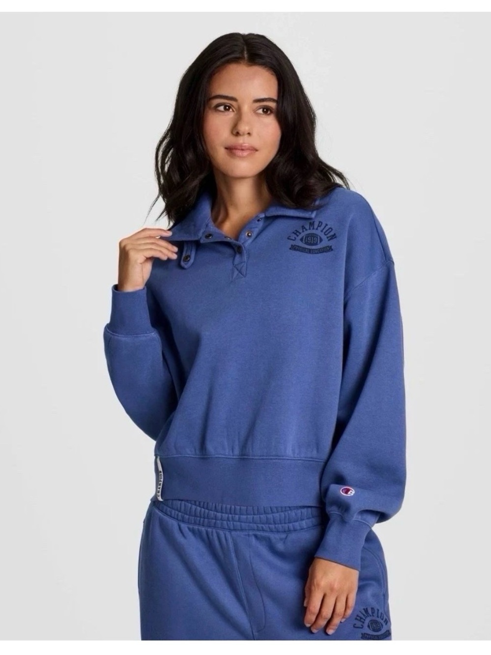 Champion Women's Blue Pullover Sweatshirt